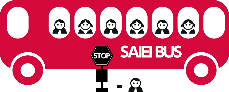 次の停留所で1人降りました。